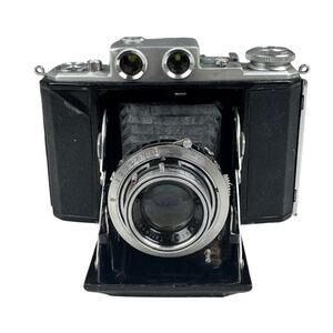 Welmy 6x6 Folding Camera – 75mm f/3.5 Terionar Lens Vintage Medium Format